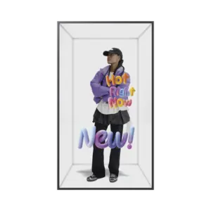 Pantalla Spatial Signage 85" / 4K UHD 2160x3840 / Vision 3D Virtual sin Gafas / Compatible con VXT / 500 nits / 24/7 / WiFi-BT / Modelo LH85SMHPBGCXZA