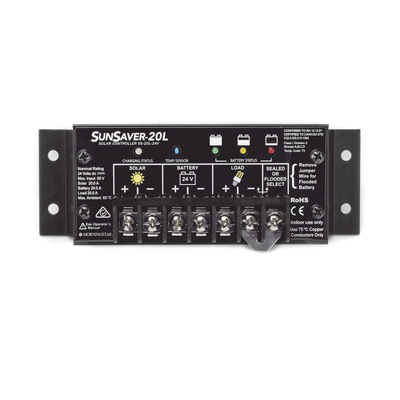 Controlador de Carga Solar SunSaver PWM 20 A / 12 VCC / Encapsulado Epóxico / Clase 1 Div 2 / Compensación de Temperatura - imagen 4