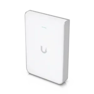 Access Point UniFi U6 In Wall/Montaje p/pared, WIFI 6 2.4 Y 5 Ghz, hasta 5.3 Gbps, 1 pto PoE In, 4 ptos secundarios (1 PoE Out)