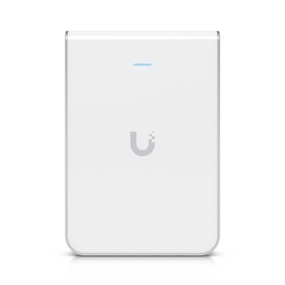 Access Point UniFi U6 In Wall/Montaje p/pared, WIFI 6 2.4 Y 5 Ghz, hasta 5.3 Gbps, 1 pto PoE In, 4 ptos secundarios (1 PoE Out) - imagen 1
