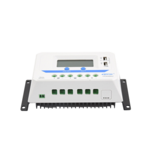 Controlador Solar PWM / 30A / 12/24V/36/48V / Doble USB / Pantalla LCD / Tierra Positivo Común