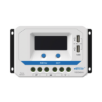 Controlador Solar PWM / 30A / 12/24V/36/48V / Doble USB / Pantalla LCD / Tierra Positivo Común miniatura 1