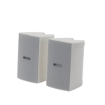 Altavoz de Montaje en Pared, 2 vias, Woofer 4 in, Tweeter 1 in, IPX3, 8 ohms, 70/100V, Color Blanco, Par miniatura 4