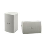Altavoz de Montaje en Pared, 2 vias, Woofer 4 in, Tweeter 1 in, IPX3, 8 ohms, 70/100V, Color Blanco, Par miniatura 1