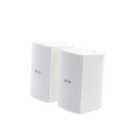 Altavoz de Montaje en Pared | 2 vias, Woofer 6.5 in, Tweeter 1 in | IPX3, 8 ohms, 70/100V | Color Blanco | Par miniatura 3