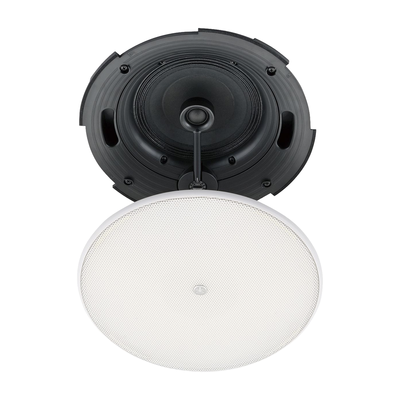 Altavoz de Plafón | Woofer 8 in, Tweeter 1 in | Rango Completo | 8 Ohms | 70v, 100v | Con Caja Acústica | Par Color Blanco - imagen 3