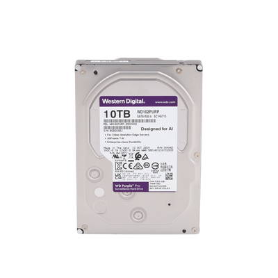 Disco Duro Purple Pro de 10 TB / 7200 RPM / Optimizado para Soluciones de Videovigilancia con Analiticos (Meta Data) / Uso 24-7 / 5 Años de Garantia - imagen 2