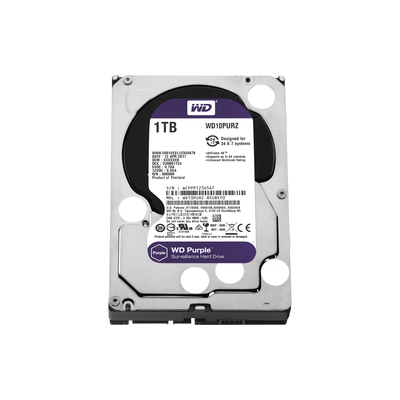 Disco Duro Purple de 1 TB / 5400 RPM / Optimizado para Soluciones de Videovigilancia / Uso 24-7 / 3 Años de Garantia - imagen 1