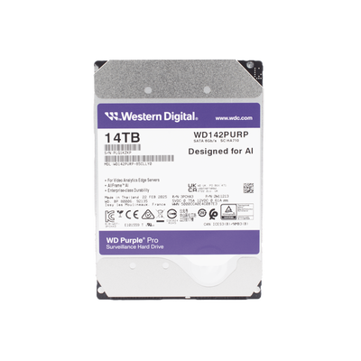 Disco duro WD de 14TB / 7200RPM / Optimizado para soluciones de video inteligente - imagen 3