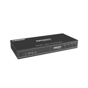 Videowall 4K 1x4 | HDMI & USB-C | 8 Modos de Visualización | Audio Óptico/Analógico | Control RS-232/IR | Plug & Play