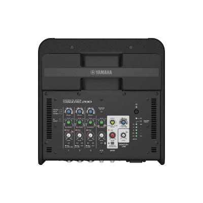 Sistema de Audio Portátil 180w | Altavoz 8″ Coaxial | Consola de 5 canales | compatible con app Stagepas Controller | Incluye Batería Recargable - imagen 5