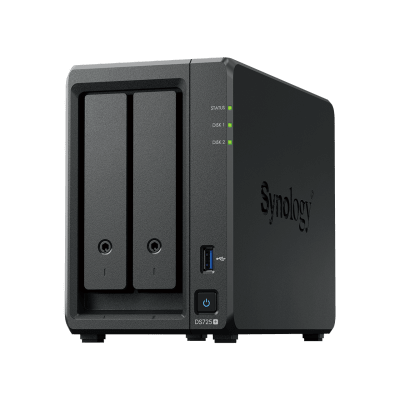 NAS Synology DiskStation DS725+ | 2 Bahías | Expandible hasta 7 Unidades | 2 Ranuras M.2 NVMe | Puerto 2.5GbE | Rendimiento 276 MB/s Lectura y 224 MB/s Escritura | Compatible con Unidad de Expansión DX525. - imagen 5