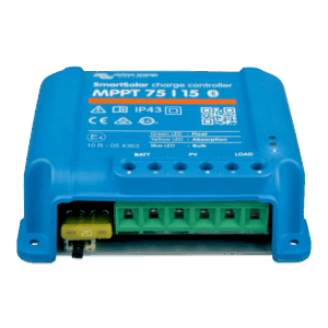 SmartSolar MPPT 75/15 / Controlador de Carga Solar MPPT 15A / 12/24 Vcc en baterías / IP43
