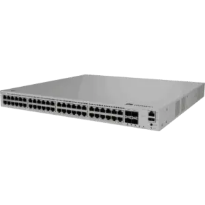 Switch eKit Distribución/Core MultiGigabit PoE+ Capa 3 / 48 puertos PoE+ 2.5 Gbps + 4 SFP+ / iStack / PoE Perpetuo (360 W) / Libre de Licenciamiento