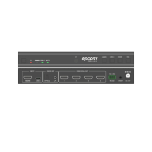 Videowall 4K 1x4 | HDMI & USB-C | 8 Modos de Visualización | Audio Óptico/Analógico | Control RS-232/IR | Plug & Play