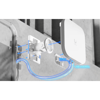 E7 Campus UniFi Enterprise WiFi 7 Doble Banda de Alto Rendimiento para Exterior o Interior con Cobertura Sectorial 100° de Hasta 460 m² y Más de 1,000 Usuarios - imagen 7