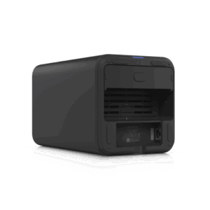 UniFi UNAS-2 – Almacenamiento en Red (NAS) Compacto con 2 Bahías para HDD de 3.5”, Puerto de Red 2.5 GbE, Conectividad USB-C y Adaptador PoE++ Incluido
