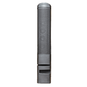 Altavoz Line Array Exterior | 200W RMS | 37 Hz - 20 kHz | 16 Tweeters + 4 Midranges + 1 Woofer | IP56 | Instalación Enterrada o Base Placa | Cobertura 25-30 pies (7.6-9.1 m)