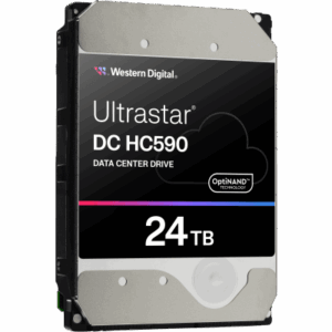 Disco Duro Ultrastar Data Center HC590 / 24TB CMR / Plataforma 11 Discos / HelioSeal Helio / 7200 RPM / SATA 6Gb/s SAS 12Gb/s / ePMR OptiNAND / ArmorCache WCD-WCE / 5 Años Garantía