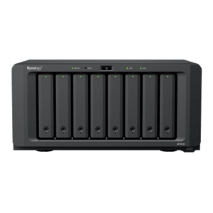 NAS DiskStation DS1825+ | 8 Bahías | AMD Ryzen V1500B | 8 GB DDR4 ECC | Hasta 2,239 MB/s Lectura | 2 Puertos 2.5GbE | Expansión PCIe 3.0 | Compatible con 10GbE y 25GbE | Caché SSD M.2 | Synology DSM.
