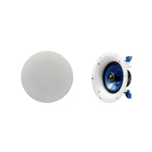 Bocinas de Plafón | 2 Vías | Residenciales | Woofer 6.5" | 110W | 8 Ohms | Color Blanco | Par