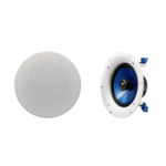 Bocinas de Plafón | 2 Vías | Residenciales | Woofer 8″ | 140W | 8 Ohms | Color Blanco | Par miniatura 4