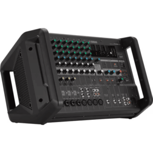 Mezcladora de Audio Amplificada | 12 Canales | Amplificador de Alta Eficiencia 2x630W | Efectos Integrados | 4/8 Ohms
