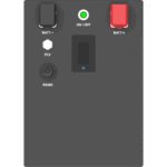 Batería de Litio LiFePO4 12.8Vcc, 100Ah, 1.28KwH, Pantalla LCD para Monitoreo Local, Carcasa Metálica miniatura 4