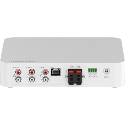Amplificador | Bluetooth | 2 Canales | 40 W por Canal | 100V | Hik-Connect | Una Zona | Musica Ambiental - imagen 3