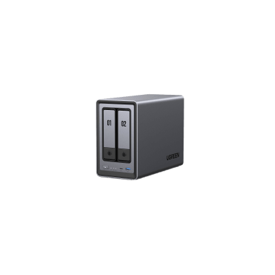 NASync DXP2800 | SO UGOS Pro | Intel N100 12th Gen Intel® 4 Core™ | 2 Bahías SATA hasta 48TB | 2-Bahias (M.2 NVMe) hasta 16TB | 8GB DDR5 (Exp. a 16GB) | Ethernet 2.5G | HDMI 4K | 2* USB2.0 | 1*USB 3.2Gen | 1* USB 3.2Gen2 | 1*USB-C 3.2Ge - imagen 3