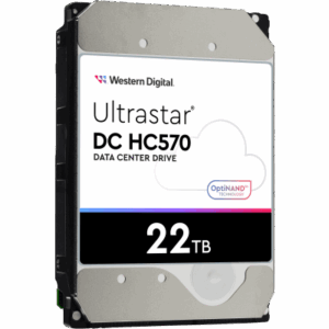 Disco Duro Data Center Ultrastar / 22 TB / 7200 RPM / 6 Gb/s SATA - 12 Gb/s SAS / HelioSeal con Helio / OptiNAND con Flash iNAND / ArmorCache / 2.5M Horas MTBF / 5 Años Garantía