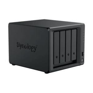 NAS DiskStation DS425+ | 4 Bahías | Intel Celeron J4125 2.7 GHz | 2 GB DDR4 / 2.5GbE + 1GbE | 2 Puertos USB 3.2 Gen 1 | 2 Ranuras M.2 NVMe | Hasta 80 TB | Synology DSM.