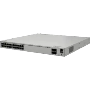 Switch eKit Distribución/Acceso Administrable Capa 3 / 24 Puertos Gigabit PoE++ & 4 Puertos SFP+ 10 Gbps / PoE Budget 2,268 W / Soporta iStack / Gestión Gratuita desde la Nube / Sin Licenciamiento