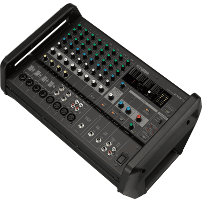 Mezcladora de Audio Amplificada | 12 Canales | Amplificador de Alta Eficiencia 2x630W | Efectos Integrados | 4/8 Ohms - imagen 3