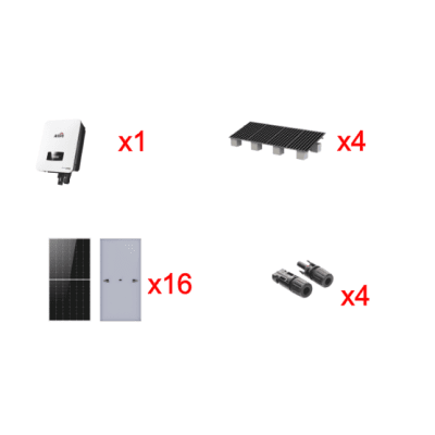 Kit Solar Interconexion  / 10kW  220Vca / Inversor AFORE / Montaje Incluido - imagen 1