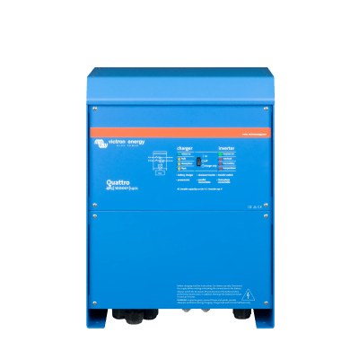 Quattro 48/10000/140-100/100 230V / Inversor Cargador de Onda Pura / Entrada 48 Vcc / Salida 8000 W 230 Vca  60 Hz (L-N) - imagen 1