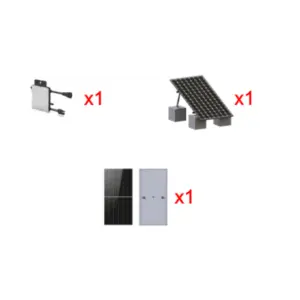 Kit Solar Interconexion / 500 W 220Vca / Microinversores HOYMILES / Montaje Incluido