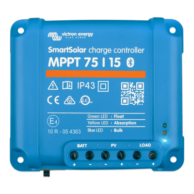 SmartSolar MPPT 75/15 / Controlador de Carga Solar MPPT 15A / 12/24 Vcc en baterías / IP43 - imagen 1