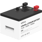 Batería de Litio LiFePO4 12.8Vcc, 100Ah, 1.28KwH, Pantalla LCD para Monitoreo Local, Carcasa Metálica miniatura 1