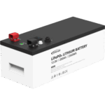 Batería de litio LiFeO4 12.8Vcc, 200Ah, 2.56Kwh, Pantalla LCD para Monitoreo Local, Carcasa Metálica miniatura 1