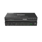Videowall 4K 1×4 | HDMI & USB-C | 8 Modos de Visualización | Audio Óptico/Analógico | Control RS-232/IR | Plug & Play miniatura 1