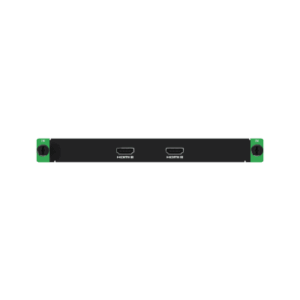 Tarjeta de Entrada HDMI 4K 2 Canales / Resolución 4K60 (4096x2160) / HDMI 2.0 / HDR10 y HLG / HDCP 2.3 / Audio Dual Channel 48 kHz / Frame Rate 24-120 Hz
