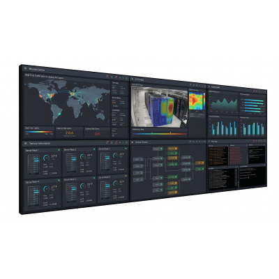 KIT de Video wall LCD 2×3 / 6 pantallas de 55″ VM55BU para conexion daisy chain / incluye montajes de pared Peerless DS-VW765-LAND - imagen 1