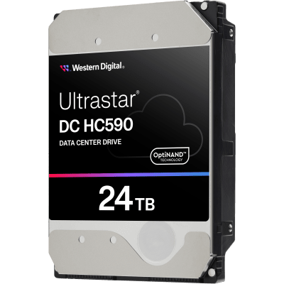Disco Duro Ultrastar Data Center HC590 / 24TB CMR / Plataforma 11 Discos / HelioSeal Helio / 7200 RPM / SATA 6Gb/s SAS 12Gb/s / ePMR OptiNAND / ArmorCache WCD-WCE / 5 Años Garantía - imagen 1