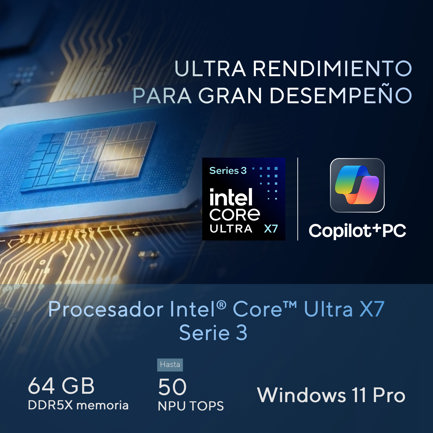 ExpertBook Ultra B9406CAA 90NX09J2-M00620 — Laptop ASUS: 14″ Pulgadas | Intel Core Ultra X7 358H | 64GB RAM | 2TB SSD | Windows 11 Pro - imagen 6