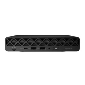 Computadora de Escritorio. HP ProDesk 4 Mini G1i AI PC (D71XPLT#ABM). Procesador Intel Core Core Ultra 7 265T. Memoria 16GB (1X16GB), SSD 512 GB M.2
