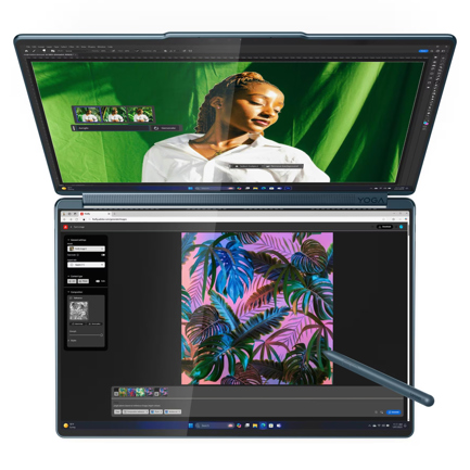 Yoga Book 9 14IAH10 83KJ001PLM — Laptop Lenovo: 14″ Pulgadas Touch | Intel Core Ultra 7 255H | 32GB RAM | 1TB SSD | Windows 11 Home - imagen 3