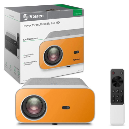 Proyector Multimedia STEREN FULL HD 300 LM ANSI WIFI - imagen 3